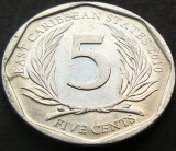 Cumpara ieftin Moneda exotica 5 CENTI - INSULELE CARAIBE de EST, anul 2006 *Cod 696, America Centrala si de Sud