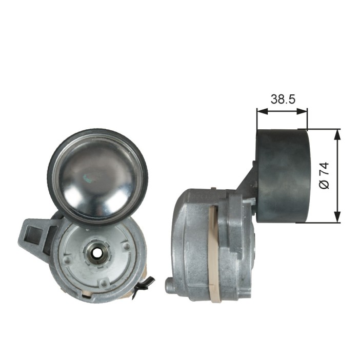 GATES T38712 FleetRunner&trade; Intinzator curea, curea distributie