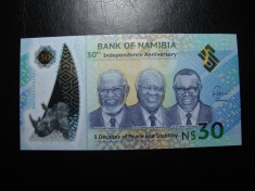 NAMIBIA 30 DOLARI 2020 COMEMORATIVA UNC