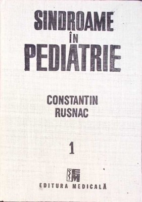 SINDROAME IN PEDIATRIE VOL.1-CONSTANTIN RUSNAC-262679 foto