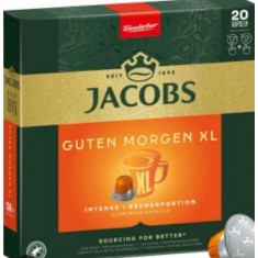 Cafea capsule Jacobs Guten Morgen compatibile Nespresso 20 buc