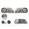 Set faruri Ford Expedition (Un93), 11.1996-11.2002, F-Series, 09.1996-09.2003, partea Stanga+Dreapta, Tuning, Fata, cu indicator led; cu lumina de pa