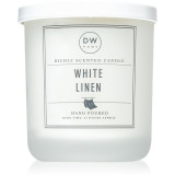 DW Home Signature White Linen lum&acirc;nare parfumată 264 g