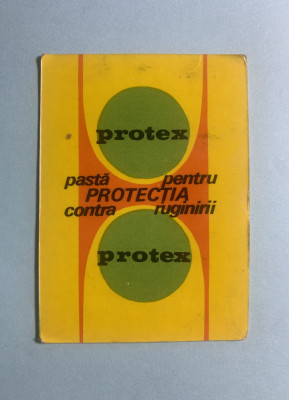 Calendar 1969 pastă protex foto