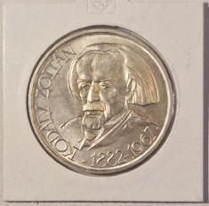 Hungary, Ungaria, 50 Forint Zoltan Kodaly 1967, KM#578, Argint, comemorativa foto