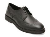 Pantofi eleganti OTTER negri, PLT2, din piele naturala