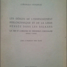 Les debuts de l'enseignement philosophique... dans les Balkans/ C. Tsourkas 1948