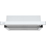 Hota incorporabila telescopica Arctic AHT6132W, Putere de absorbtie 290 mc/h, Filtru metalic, 60 cm, Alb