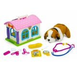 Catelus cu cusca si accesorii, 7Toys