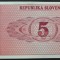 BANCNOTA 5 TOLARI - TOLARJEV, anul 1990 *cod 31 = UNC
