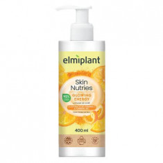 Lotiune de corp cu extract de vitamina C si turmeric bio Skin Nutries, 400 ml, Elmiplant