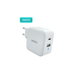 Choetech PD8002 &Icirc;ncărcător de perete USB C PD 3.0 de mare putere 65W cu 2 porturi USB C (compatibil cu MacBook)