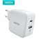 Choetech PD8002 &Icirc;ncărcător de perete USB C PD 3.0 de mare putere 65W cu 2 porturi USB C (compatibil cu MacBook)