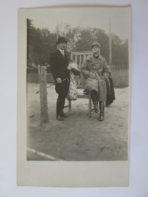Fotografie model carte poștală cu ofițer din perioada regelui Ferdinand I foto