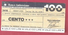 ITALIA - CEC Banca AMBROSIANO. foto