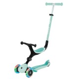 Trotineta 3 in 1 cu scaun si roti luminoase, Globber, Go Up Active, Albastru