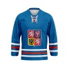 Echipa națională de hochei tricou de hochei Luk&aacute;&scaron; Dost&aacute;l #1 2023/2024 CCM Fandres replica - blue - S