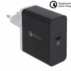 Incarcator priza USB-C PD 3.0 / Qualcomm® Quick Charge 4+ 27W, Delock 41444