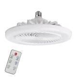 Cumpara ieftin Ventilator de tavan cu 3 functii tip aplica LED 30W si fasung E27