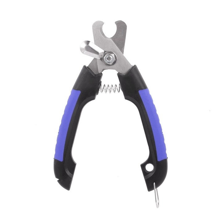 Cleste Profesional Taiat, Scurtat unghii animale, Pisici, Caini, Albastru, Ropet