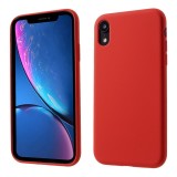 Husa protectie compatibila cu apple iphone xr liquid silicone case rosu, Flippy