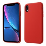 Husa protectie compatibila cu Apple iPhone XR Liquid Silicone Case Rosu, Flippy