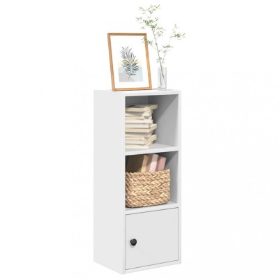 vidaXL Bibliotecă, alb, 31x24x77 cm, lemn prelucrat 860328 foto