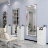 Consolă coafor frizerie oglindă coafor LED ramă din aluminiu 180x70 STD