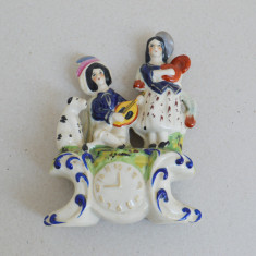 "Muzicanti" figurina de Staffordshire cca 1960