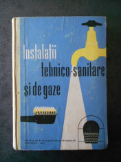 INSTALATII TEHNICO SANITARE SI DE GAZE (1961) foto