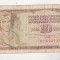 bnk bn Iugoslavia 10 dinari 1968 circulata P# 82c