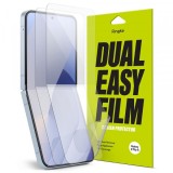 Folie de protectie Ecran Interior Ringke Dual Easy pentru Samsung Galaxy Z Flip6 F741, Plastic, Set 2 bucati