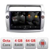 Navigatie Citroen C4 Quad Core 5510-088 Android Octa Core 720p 4+64 DSP 360 camera carplay android auto CarStore Technology