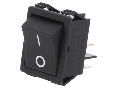 Rocker Switch ON-OFF 16A 250V Black foto