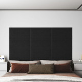 VidaXL Panouri de perete 12 buc. negru 60x30 cm textil 2,16 m&sup2;