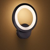 Aplica LED 4W Negru BETTY &ndash; Lumina Neutra pentru Dormitor si Birou ModernLight Concept