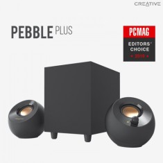 CREATIVE PEBBLE PLUS 2.1 USB Speakers - black &amp;quot;51MF0480AA000&amp;quot; (timbru verde 11.00 lei) foto