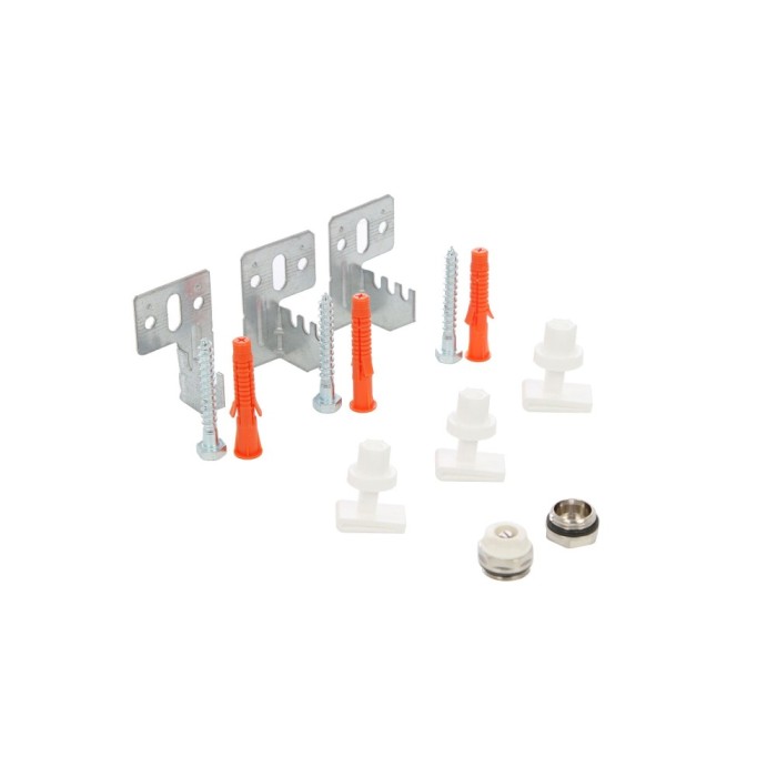 Kit accesorii pentru calorifer otel, 11 elemente, L 1600