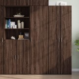 VidaXL Dulap &icirc;nalt, stejar maro, 50x42,5x185 cm, lemn prelucrat