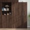 Gossi dulap inalt, stejar maro, 50x42,5x185 cm, lemn prelucrat