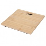 Cantar Corporal digital pentru baie Bambus 28x28cm Victronic RSP39