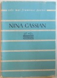 POEZII de NINA CASSIAN, COLECTIA CELE MAI FRUMOASE POEZII, 1963