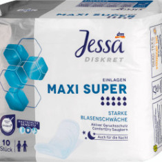 Jessa Absorbante pentru incontinență maxi super, 10 buc