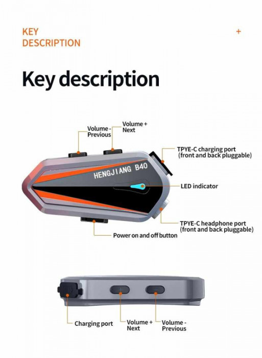 Sistem Comunicare Bluetooth Telefon pentru casca