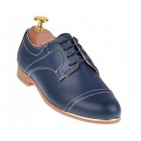 Cumpara ieftin Pantofi Dama Piele Naturala Bleumarin Ciucaleti LP995BL - Marimea 36, 37, Casual, Fabricat Manual Romania