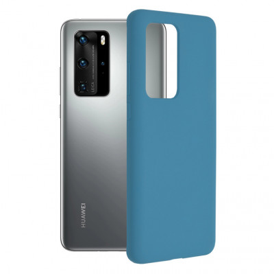 Husa Techsuit Soft Edge Silicon Huawei P40 Pro - Denim Blue foto