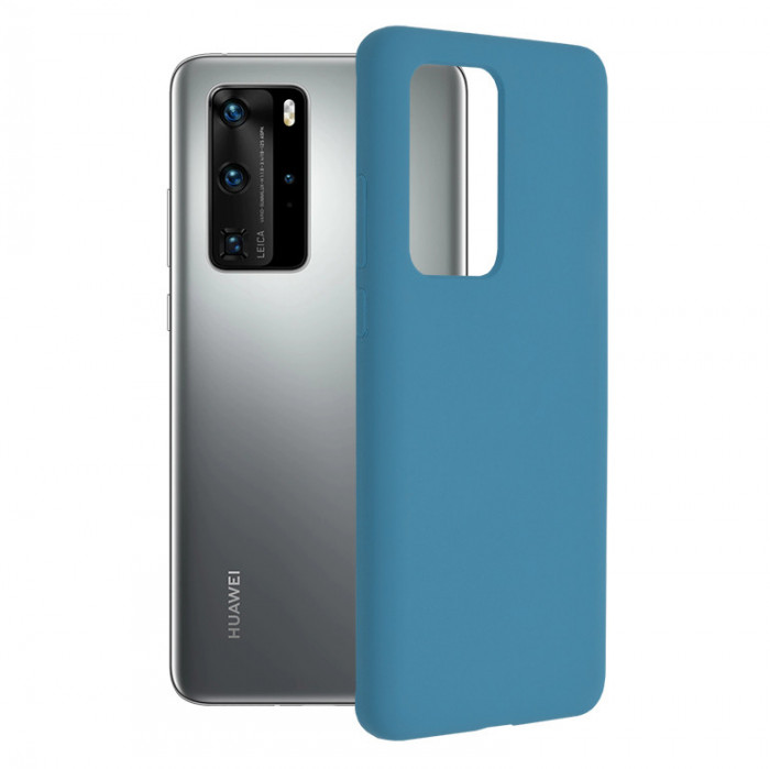 Husa Techsuit Soft Edge Silicon Huawei P40 Pro - Denim Blue