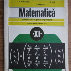 C. Nastasescu - Matematica. Elemente de algebra superioara. Manual pentru...