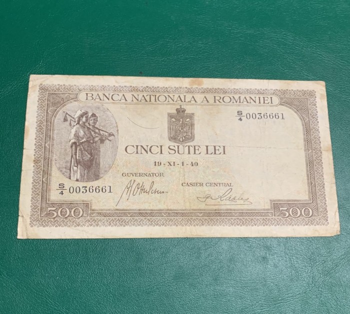 Bancnota 500 lei 19-XI-1-40