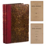 I. Heliade-Rădulescu, Istoria critică universală, două volume, 1892
